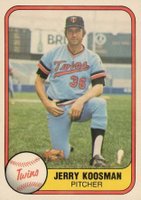 1981 Fleer #552 Jerry Koosman Baseball Card