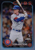 2024 Topps Chrome #16 Pete Crow-Armstrong Refractor Baseball Card