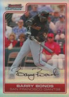 2006 Bowman Chrome #200 Barry Bonds Refractor Baseball Card