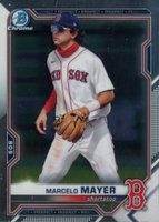2021 Bowman Draft #BDC174 Marcelo Mayer Chrome-Image Variation Baseball Card