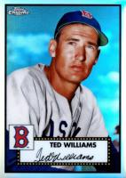 2021 Topps Chrome Platinum Anniversary #614 Ted Williams Refractor Baseball Card