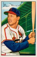 1952 Bowman #196 Stan Musial Baseball Card