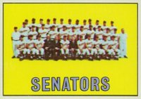 1967 Topps #437 Washington Senators Baseball Card