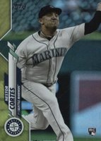 2020 Topps Update #U196 Nestor Cortes Gold Foil Baseball Card