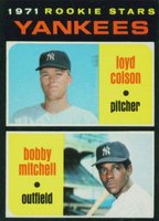 1971 Topps #111 Rookie Stars Yankees Baseball Card