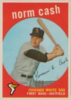 1959 Topps #509 Norm Cash Baseball Card