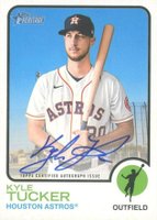 2022 Topps Heritage Real One Autographs #ROAT Kyle Tucker Baseball Card