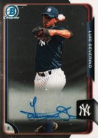 2015 Bowman Prospect Autographs #LS Luis Severino Chrome Baseball Card