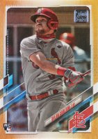 2021 Topps #285 Dylan Carlson Gold Foil Baseball Card