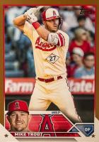 2023 Topps #27 Mike Trout Gold Baseball Card