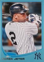2013 Topps #2 Derek Jeter Battng-Wal-Mart Blue Border Baseball Card