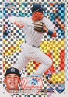 2023 Topps Chrome #132 Oswald Peraza X-Fractor Baseball Card