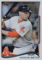2014 Topps Update #US26 Mookie Betts Batting-Clear Baseball Card