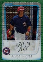 2011 Bowman Chrome Prospects #BCP111 Bryce Harper Green Xfractor Baseball Card