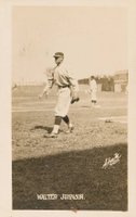 1913 Real Photo Postcard # Walter Johnson Schutz Photo Baseball Card