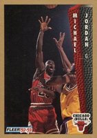 1992 Fleer Drake's #7 Michael Jordan Basketball Card