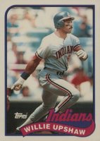 1989 Topps Tiffany #106 Willie Upshaw Baseball Card