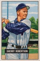 1951 Bowman #95 Sherry Robertson Baseball Card