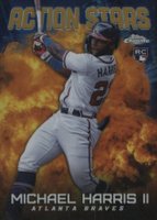 2023 Topps Chrome Update Action Stars #ASC6 Michael Harris II Gold Baseball Card