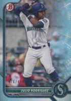 2022 Bowman Paper Prospects #BP45 Julio Rodriguez Sky Blue Baseball Card