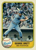 1981 Fleer #655 George Brett Baseball Card