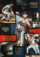 1996 Zenith Mozaics #1 Chipper Jones/Greg Maddux/Ryan Klesko Baseball Card