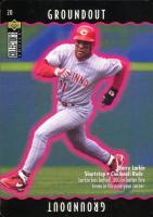 1996 Collector's Choice You Make the Play #20 Barry Larkin Groundout Baseball Card