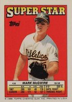 1988 Topps Stickercard #36 Mark McGwire Baseball Card