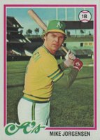 1978 Topps #406 Mike Jorgensen Baseball Card