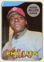 1969 Topps #350 Richie Allen Baseball Card