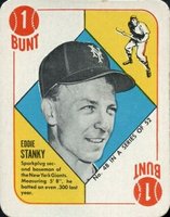 1951 Topps Red Backs #48 Eddie Stanky Baseball Card