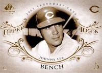 2005 SP Legendary Cuts #42 Johnny Bench Baseball Card