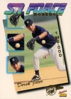 1995 Signature Rookies Tetrad SR Force #F14 Derek Jeter Baseball Card