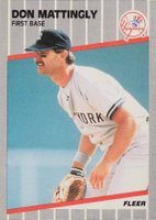 1989 Fleer #258 Don Mattingly Baseball Card