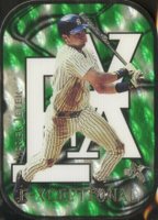 2000 Skybox E-X E-Xceptional #2 Derek Jeter Green Baseball Card