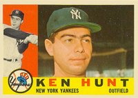 1960 Topps #522 Ken Hunt Baseball Card