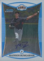 2008 Bowman Chrome Prospects #BCP120 Madison Bumgarner Autograph Baseball Card