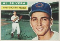 1956 Topps #137w Al Silvera White Back Baseball Card