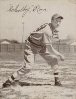 1949 Lummis Peanut Butter Phillies # Schoolboy Rowe Baseball Card