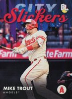 2023 Topps Big League City Slickers #CS1 Mike Trout Baseball Card