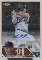 2023 Topps Chrome Rookie Autograph #RAKCA Kerry Carpenter Baseball Card
