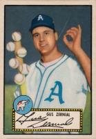 1952 Topps #31b Gus Zernial Black Back Baseball Card