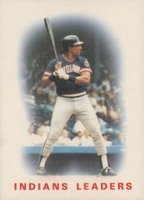 1986 Topps #336 Indians Leaders Indians Leaders Baseball Card