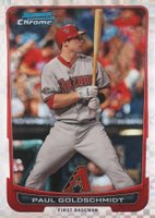 2012 Bowman Chrome #131 Paul Goldschmidt Xfractor Baseball Card