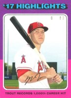 2019 Topps Transcendent VIP Party Mike Trout Through the Years #75TH Mike Trout Baseball Card