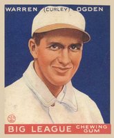 1933 Goudey #174 Curly Ogden Baseball Card