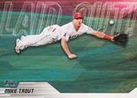 2023 Topps Update Laid Out #LO18 Mike Trout Baseball Card