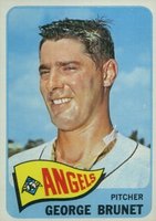 1965 Topps #242 George Brunet Baseball Card