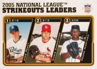 2005 Topps Updates & Highlights #UH146 Chris Carpenter/Jake Peavy/Pedro Martinez Baseball Card