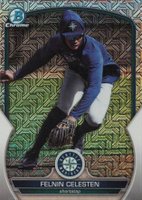 2023 Bowman Mega Box Chrome #156 Felnin Celesten SP Baseball Card